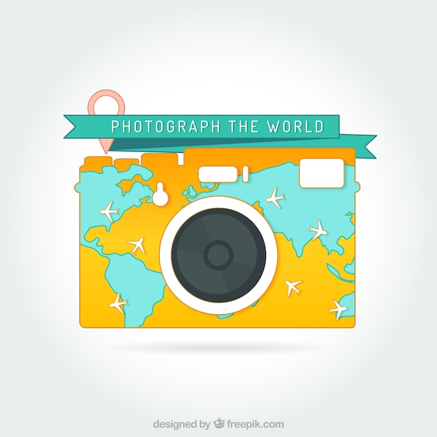 Vector photography the world