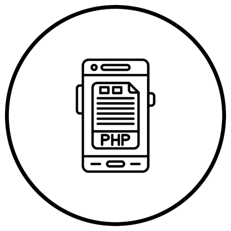 Vector php code icon vector image can be used for mobile app development