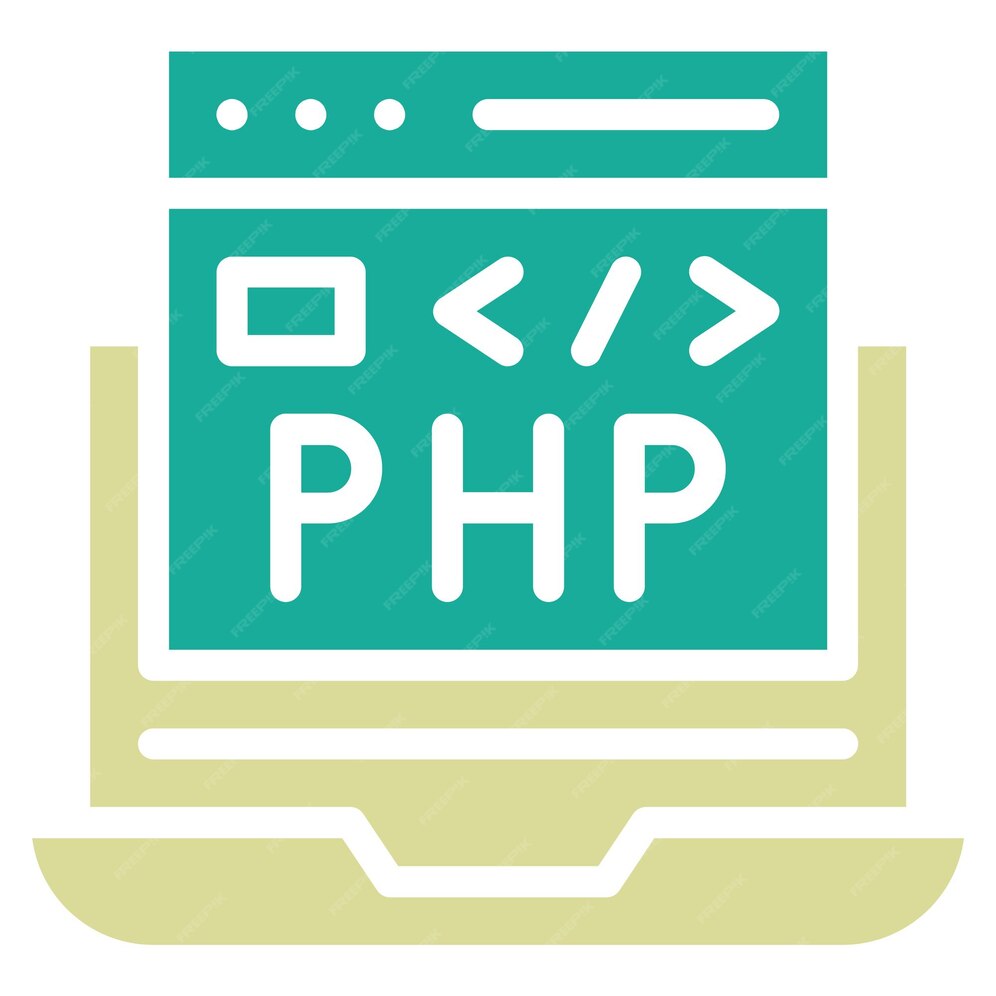 Premium Vector | PHP Coding vector icon illustration of Coding and ...