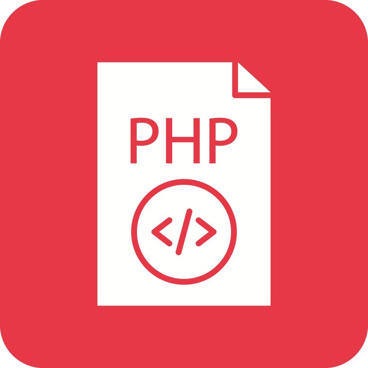Vector php 檔案圖標向量圖像可以用於編碼和開發