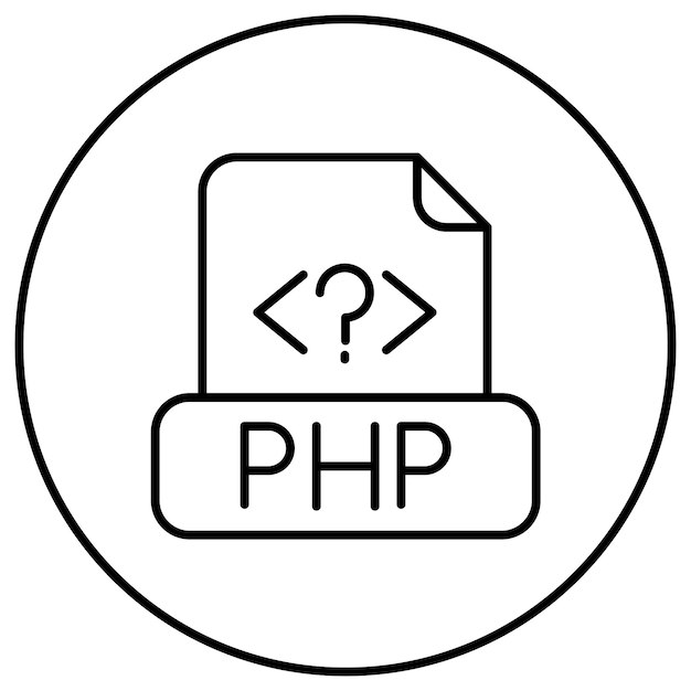 Php 파일 아이콘 터 이미지는 컴퓨터 프로그래밍에 사용할 수 있습니다.
