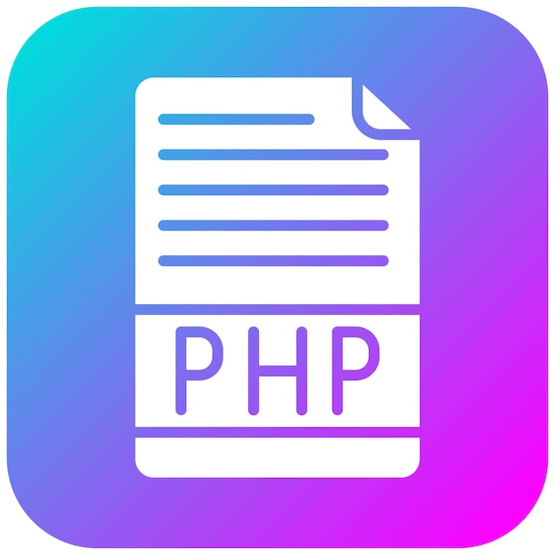 Php 檔案向量圖標可以用於電腦編程圖標組