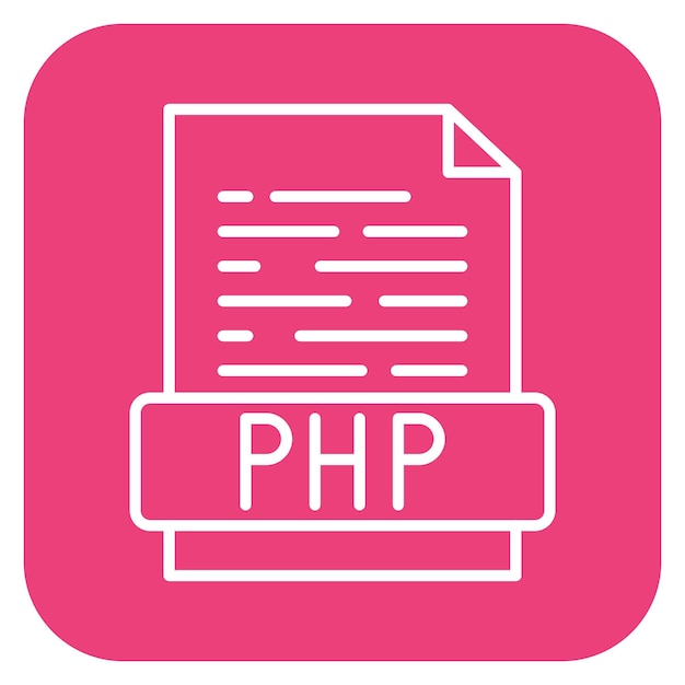 Иллюстрация векторного файла Php
