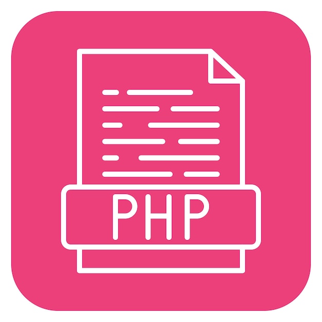 Php File Vector Illustration