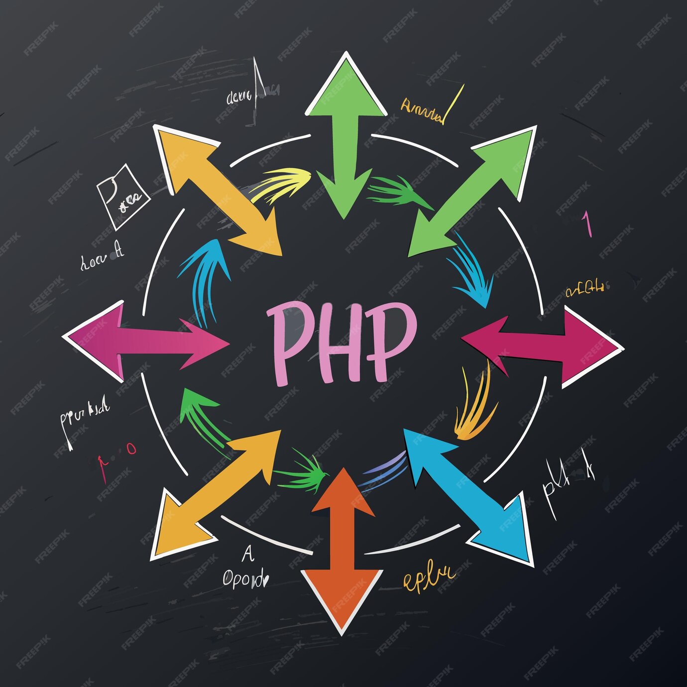 Premium Vector | PHP modern programming language for software ...