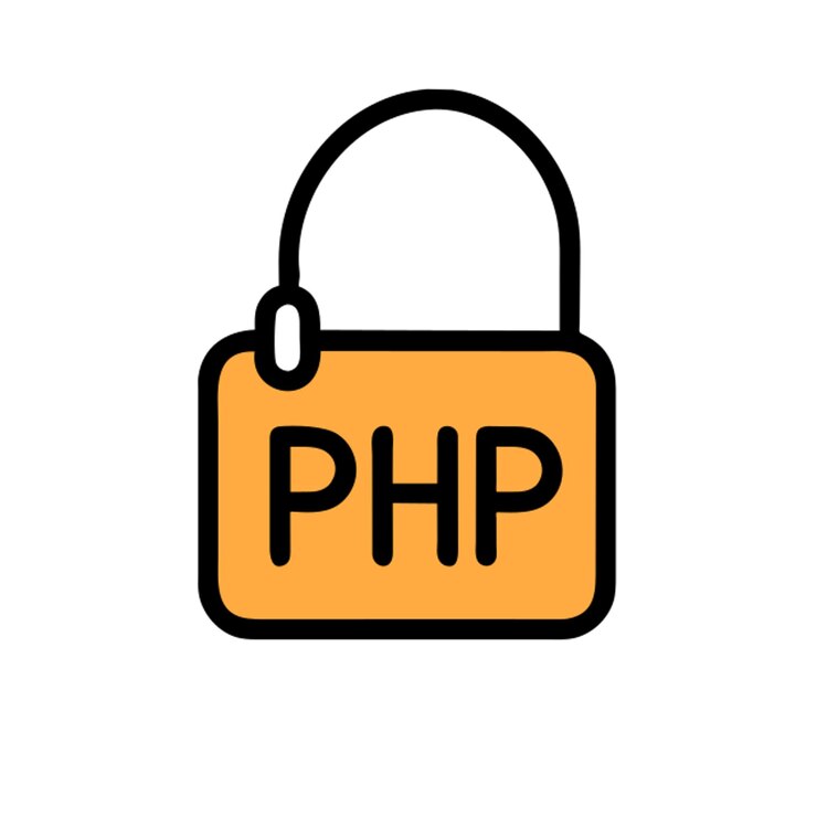 Vector php my admin label icon