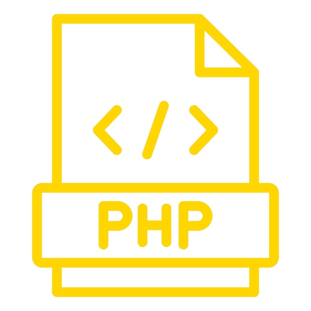 Php 터 아이콘 디자인 일러스트레이션