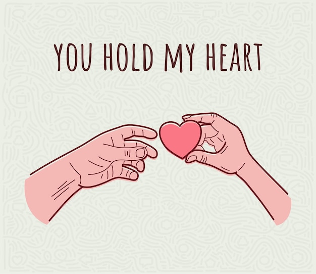 Phrase you hold my heart