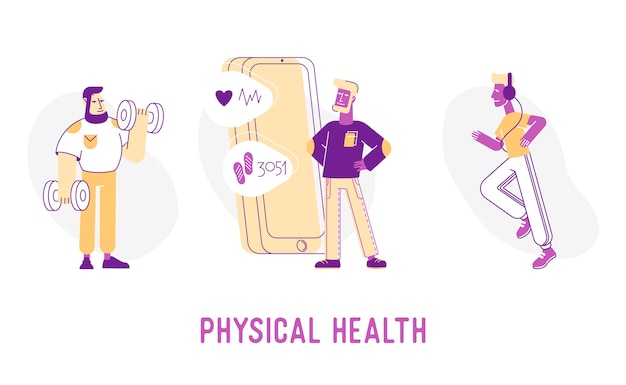 Physical Health Concept illustration