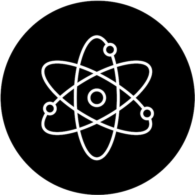 Вектор physics icon style