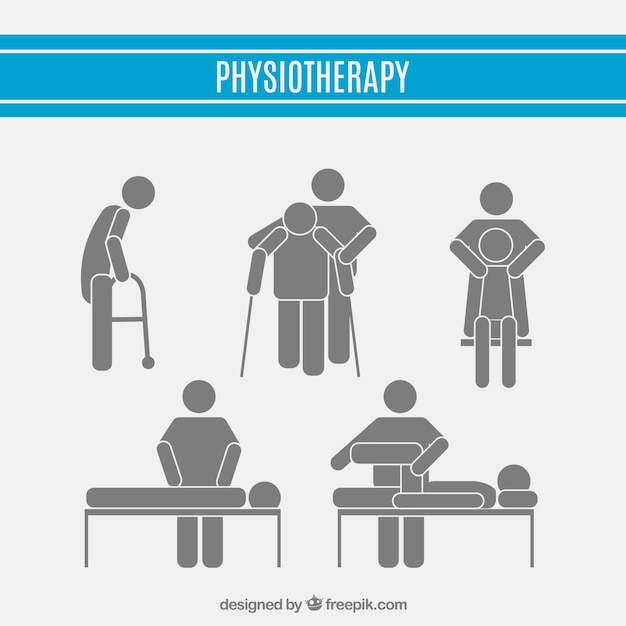 Pittogrammi fisioterapia impostati