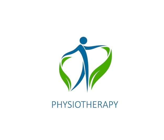 Physiotherapy therapy chiropractic practice icon