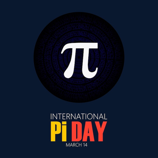 ベクトル pi dayは3月14日に世界中で祝われています