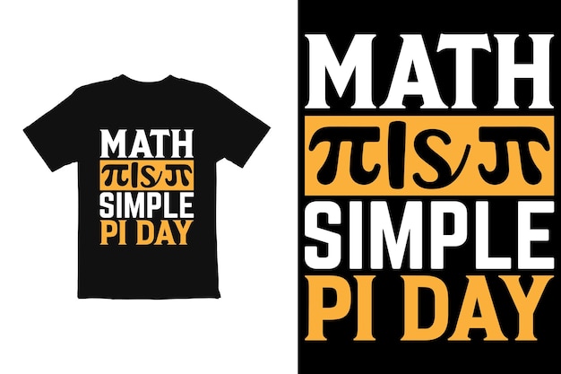 Vettore di disegno della maglietta del giorno pi. maglietta pi day t shirt design grafico