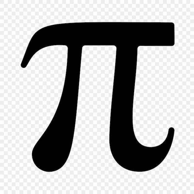 Vector pi symbol icon