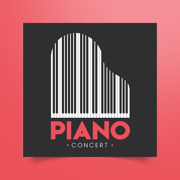 Vector piano concert