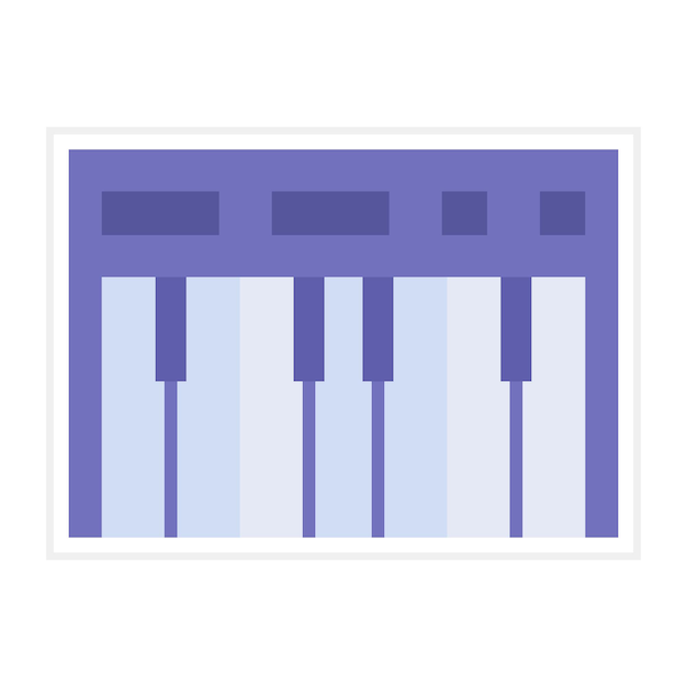 Piano Flat Illustration