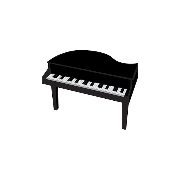 Piano icon vector