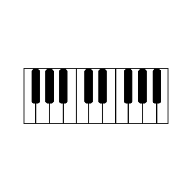 Vector piano icon