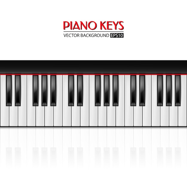 Piano keys background