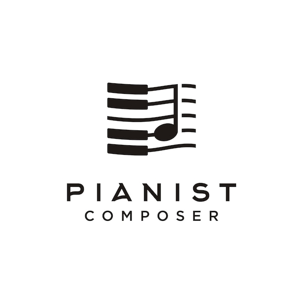 Piano Music Composer Logo