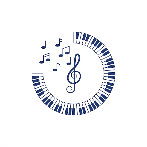 Piano music icon vector illustration design