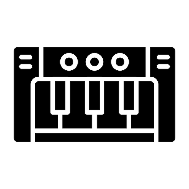 Piano Vector Icon Design Illustration