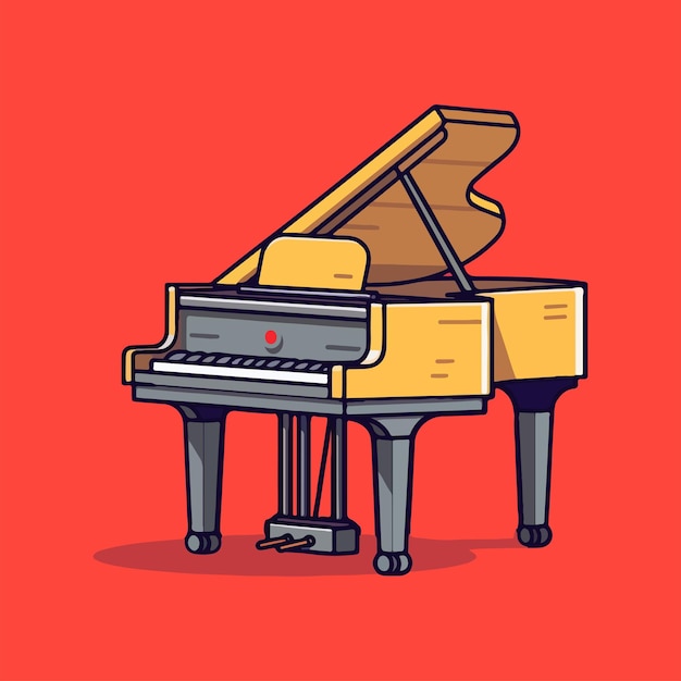 Piano Vector Illustration