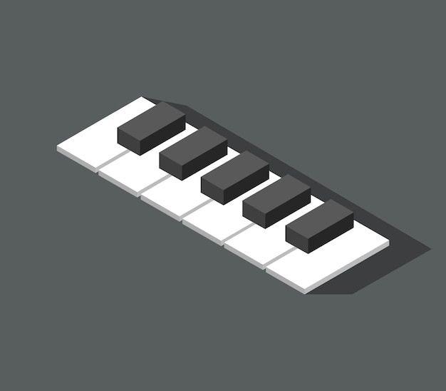 Pianotoets isometrisch