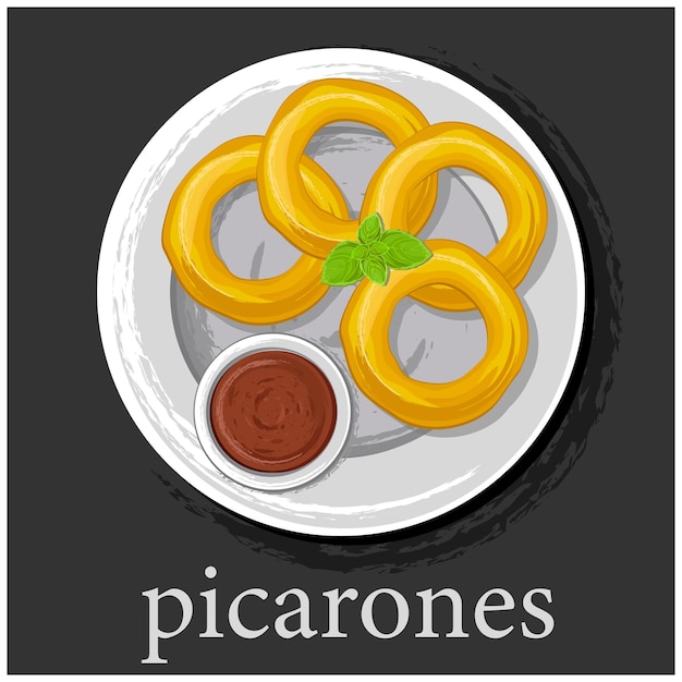 Picarones 디저트 호박 도넛 Picarones 디저트 라틴 아메리카 요리