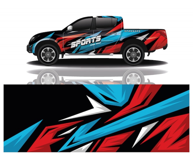 Pick up car decal wrap