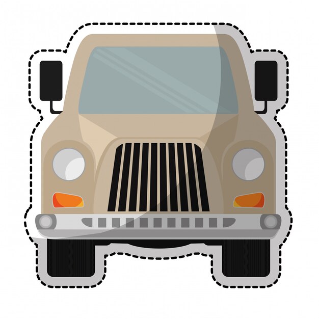 pick up truck icon