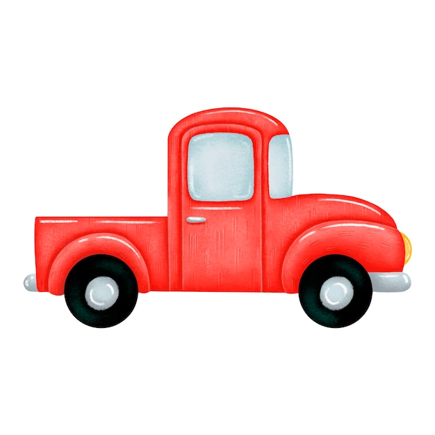 Pick up truck illustrazione