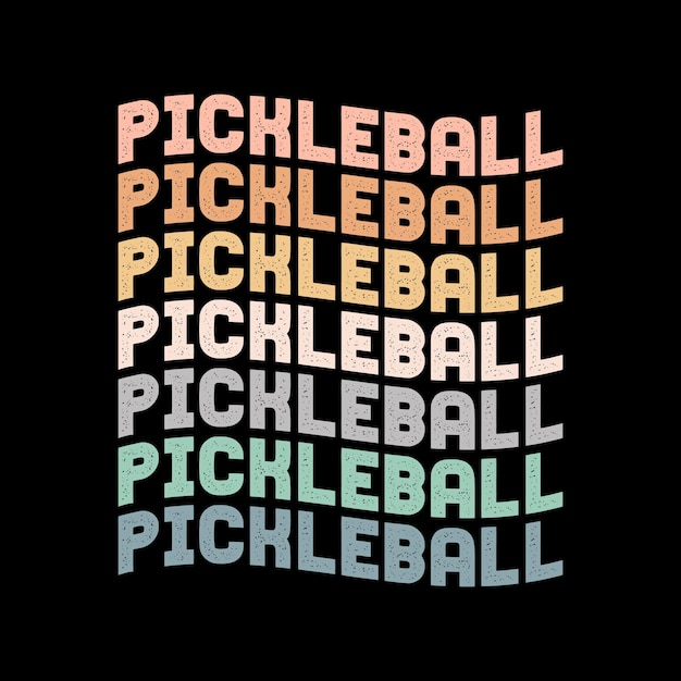 Pickle ball quotes design