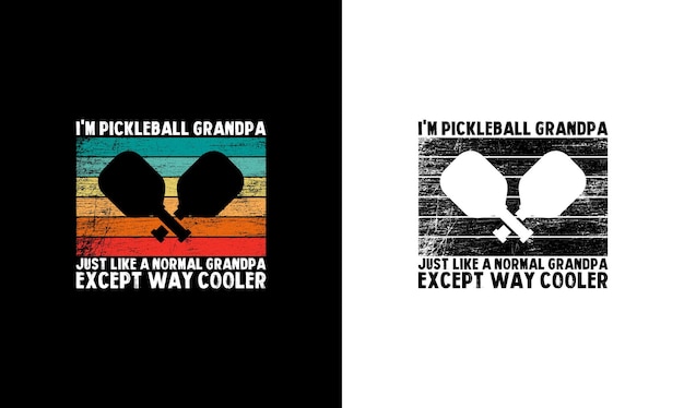 Pickleball citaat T-shirt ontwerp, typografie