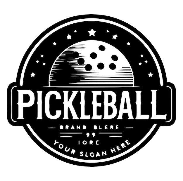 pickleball logo design