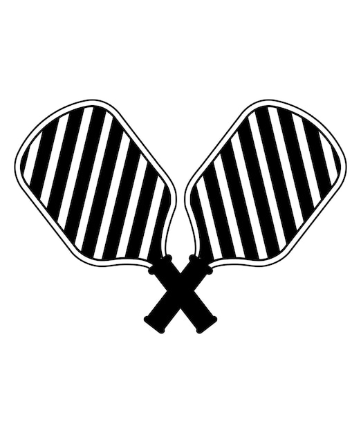 Pickleball Paddle Vector ontwerp