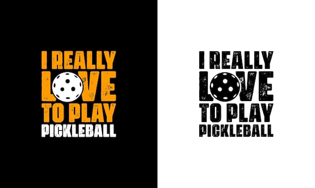 Дизайн футболки Pickleball Quote, типография