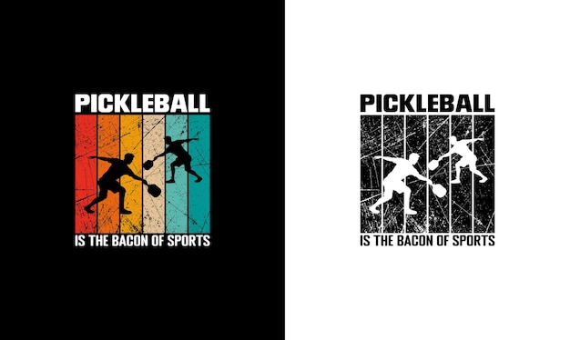 Pickleball Quote T 셔츠 디자인, 타이포그래피