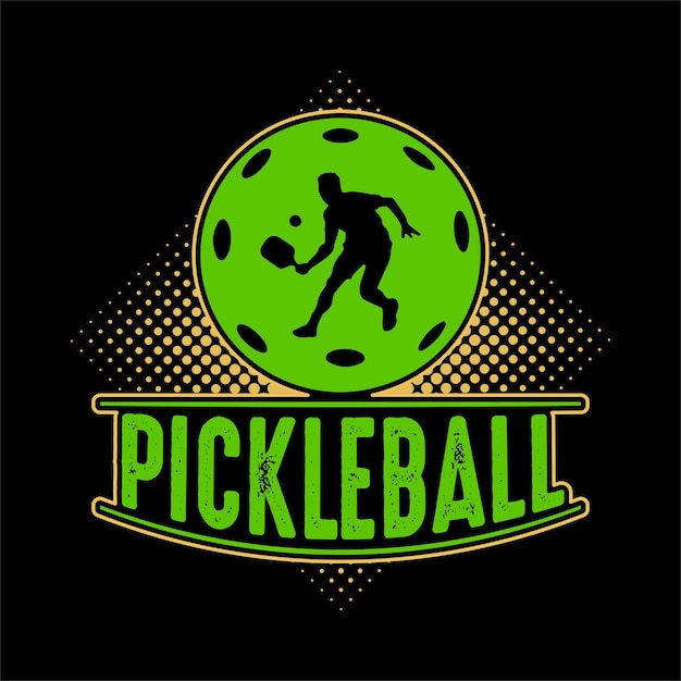 Pickleball t-shirt design, Sports t-shirt design