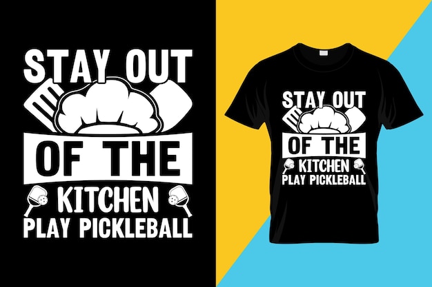 Pickleball t-shirt design