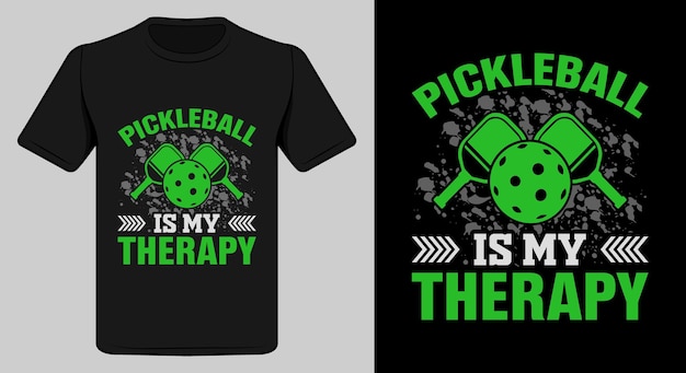 Vector pickleball t-shirt design