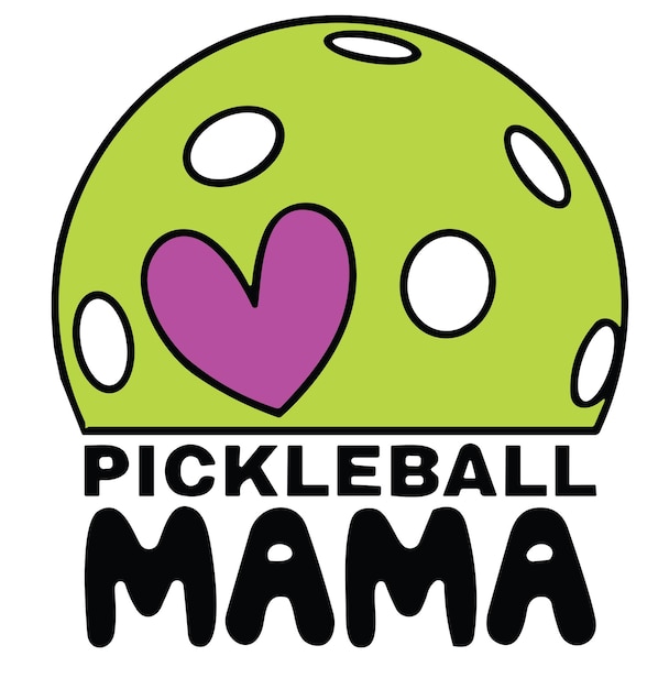 Pickleball T-shirt ontwerp Pickleball vectoren pickleball pictogram pickleball VS vlag