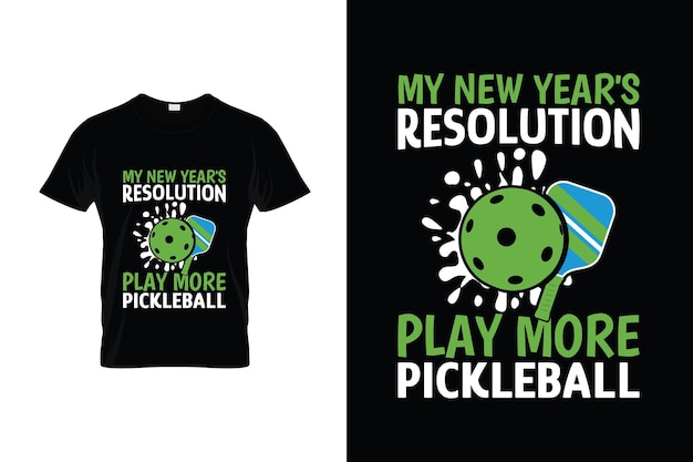 Pickleball Tshirt Design of Pickleball posterontwerp of Pickleball illustratie