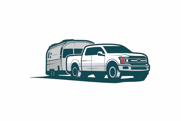 pickup truck illustration