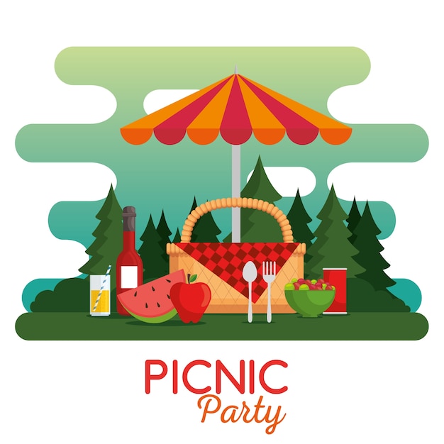 Poster di picnic party