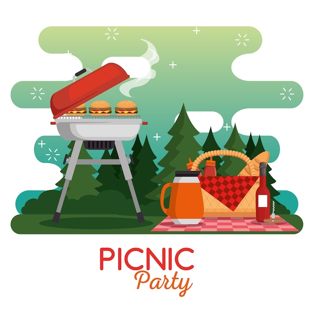 Poster di picnic party