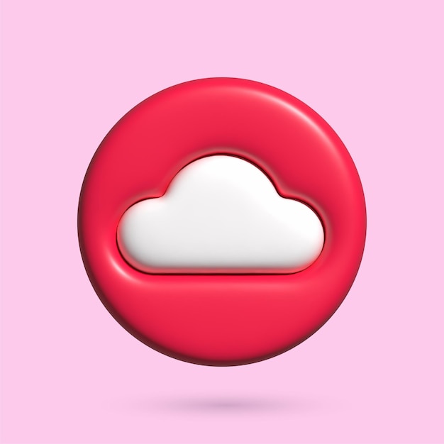 Pictogram 3d-wolk