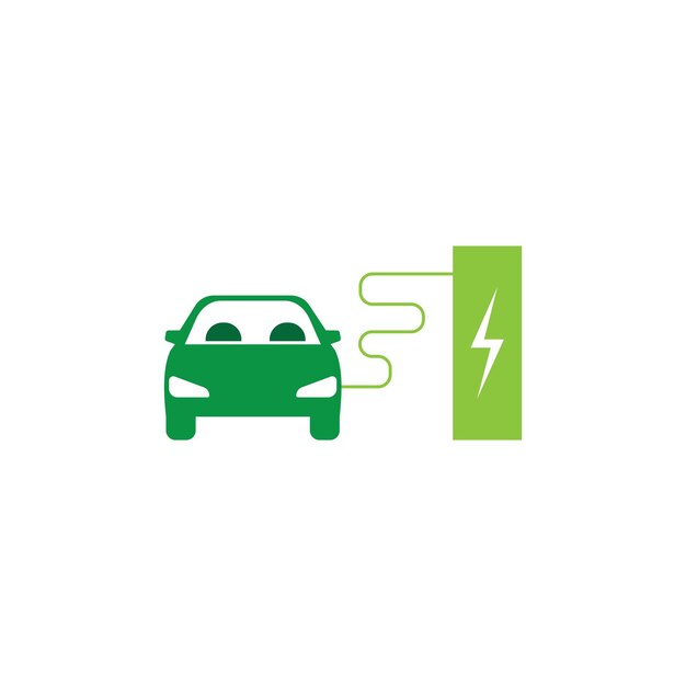 Pictogram elektrische auto