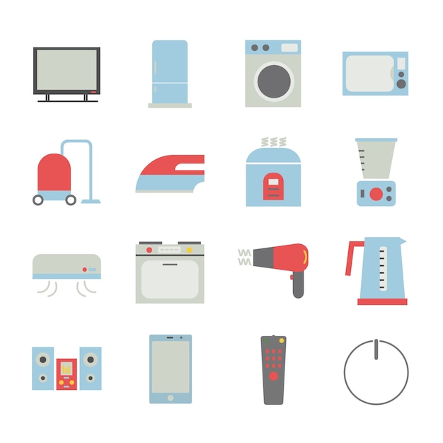 Vector pictogram elektronica vector